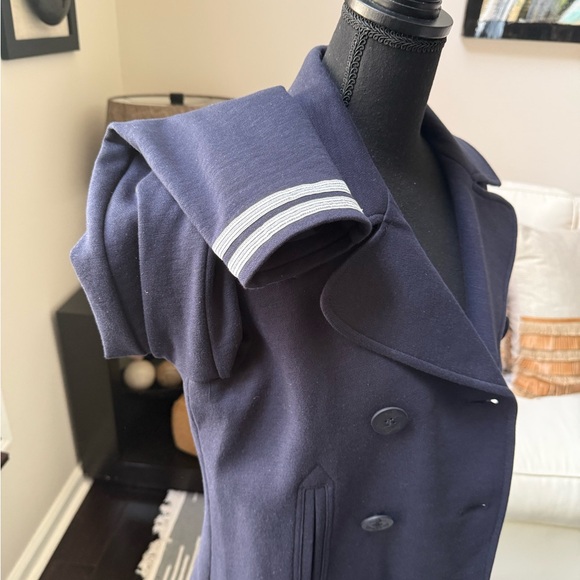 Ralph Lauren Dark Blue Pea Coat - Picture 5 of 8